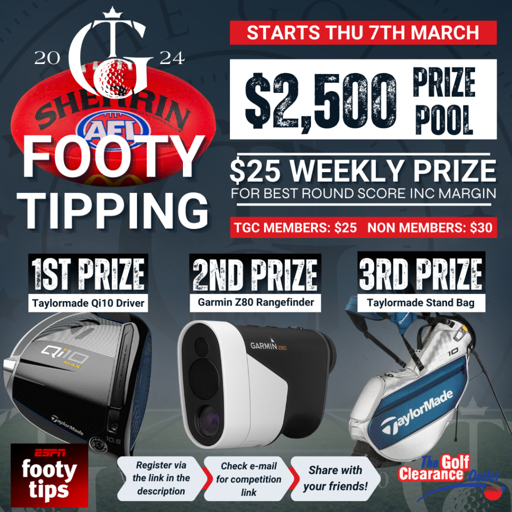 The Golf Collective 2024 Footy Tipping Competition 2500 Prize Pool