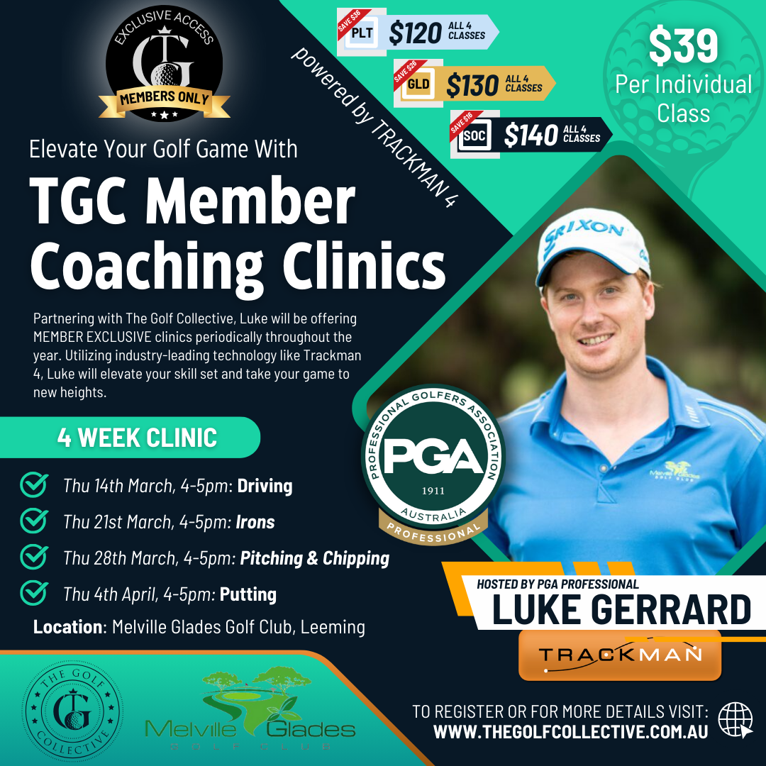 Read more about the article NEW TO 2024: TGC Member Clinics hosted by PGA Professional, Luke Gerrard! 