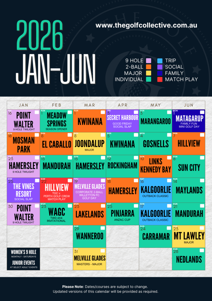 TGC Calendar JAN JUN